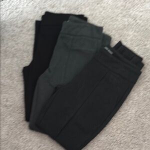Hilary Radley Black and Gray trousers Stretch Fabric